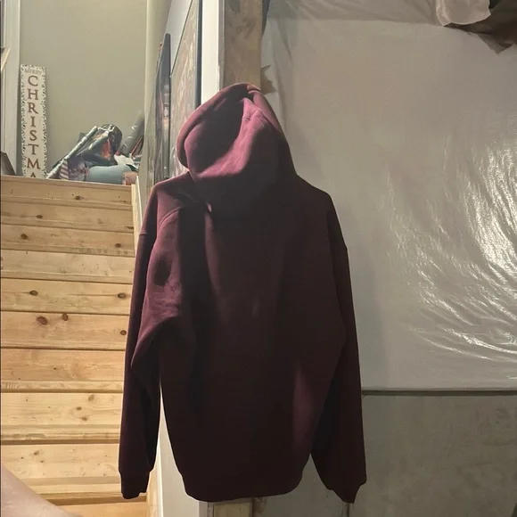 Spitfire Mens Maroon Hoodie with Graphic Design - Picture 2 of 6